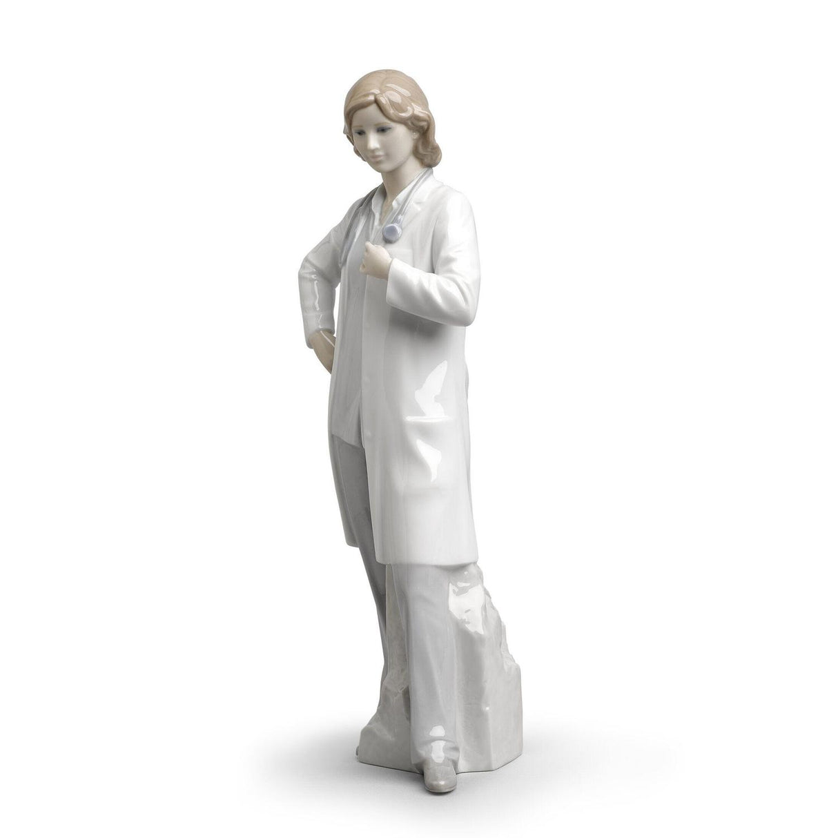 LLADRO' Figure Statue Doctor White Porcelain H31cm