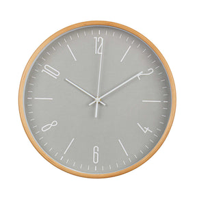 Orologio da parete Clancy Bizzotto in MDF grigio e legno 32 cm