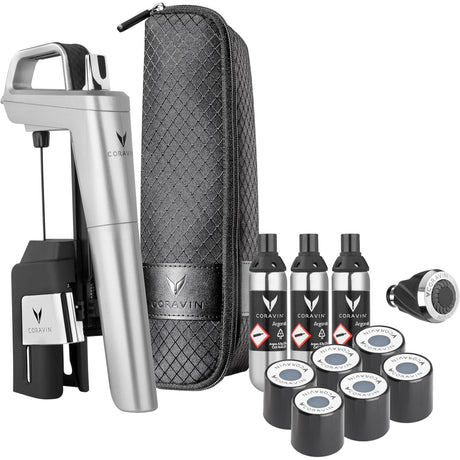 Sistema conservazione vino Coravin Timeless Six+ colore argento