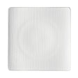 Piatto piano quadrato Rosenthal Mesh Weiss in porcellana bianca 42 cm