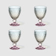Set 4 calici vino Boston Pearl Villeroy & Boch in cristallo multicolore