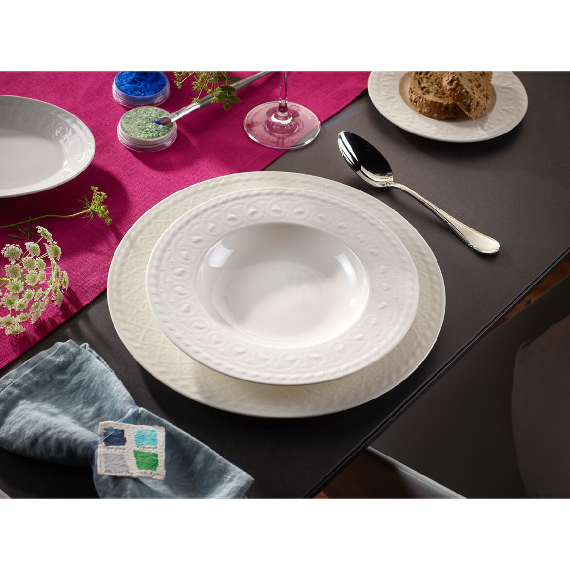 VILLEROY &amp; BOCH - Cellini Deep Plate 24cm Porcelain 1046002700