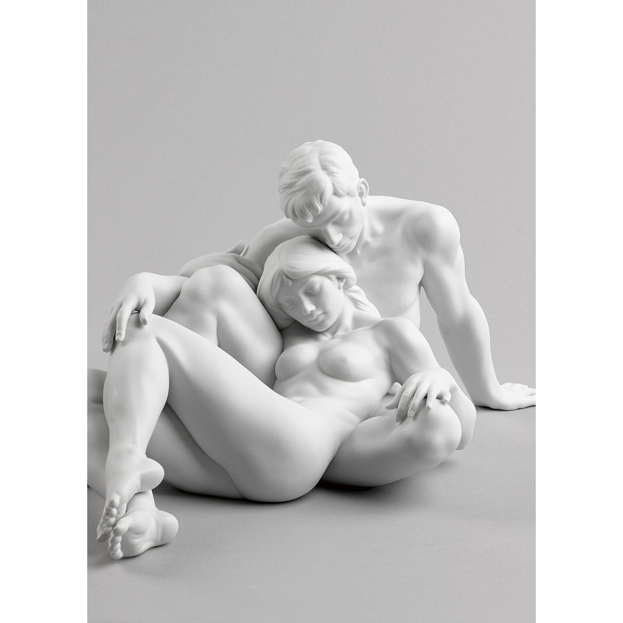 LLADRO' Statue Sculpture Couple An Eternal Moment 27x63x33cm 01009284