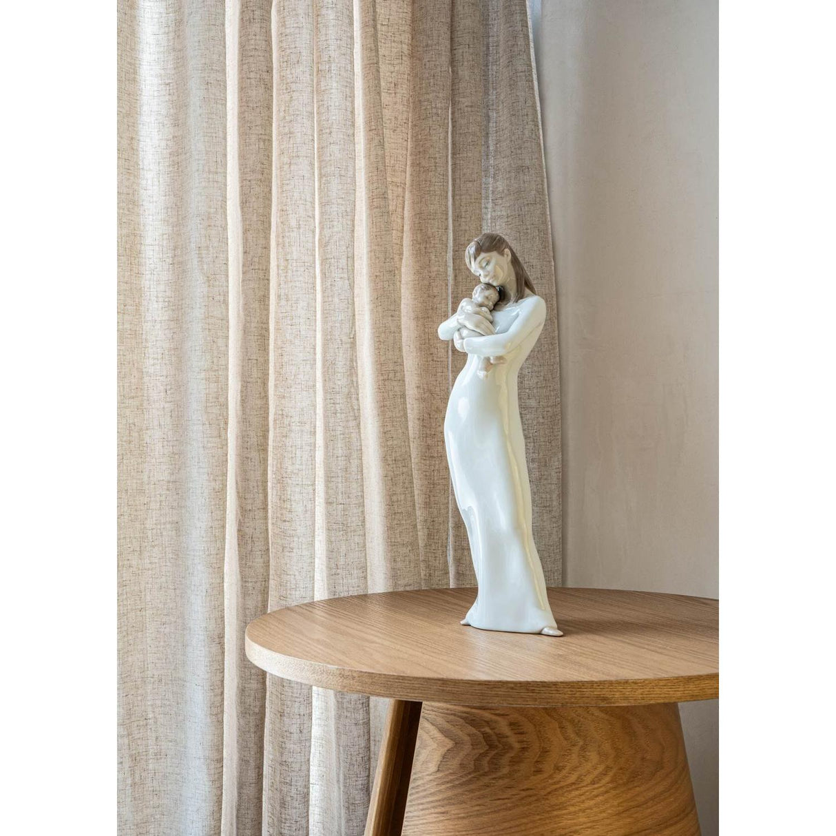 LLADRO' Figurina Madre Buonanotte Angelo Mio 35x9cm Porcellana