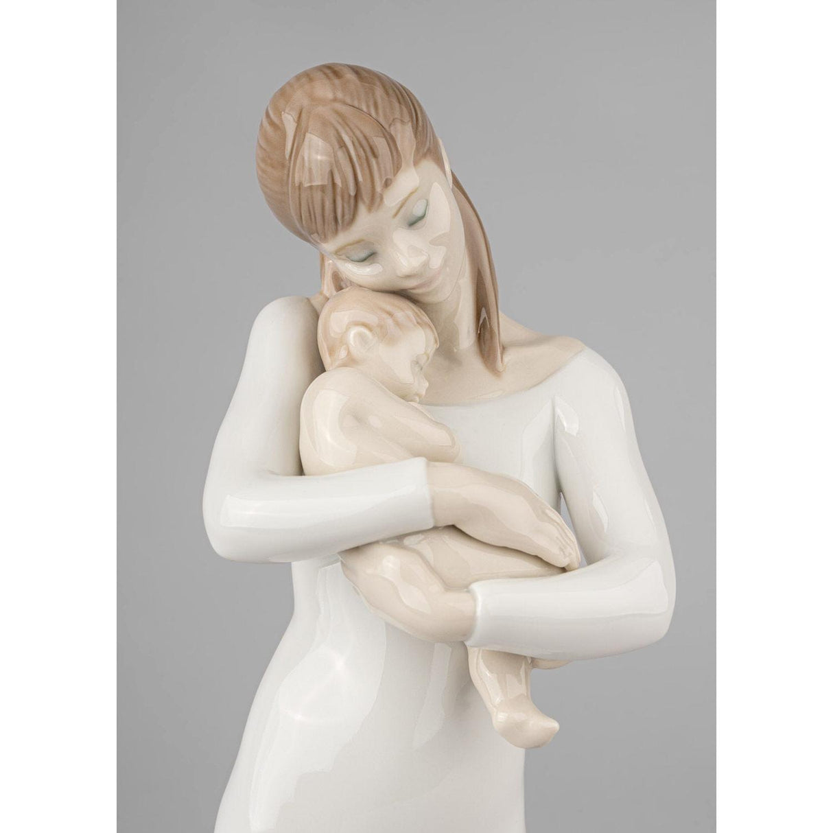 LLADRO' Figurina Madre Buonanotte Angelo Mio 35x9cm Porcellana