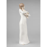 LLADRO' Figurina Madre Buonanotte Angelo Mio 35x9cm Porcellana