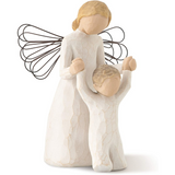 WILLOW TREE Figurina Statuina Angelo Custode Design di Susan Lordi 13cm Resina