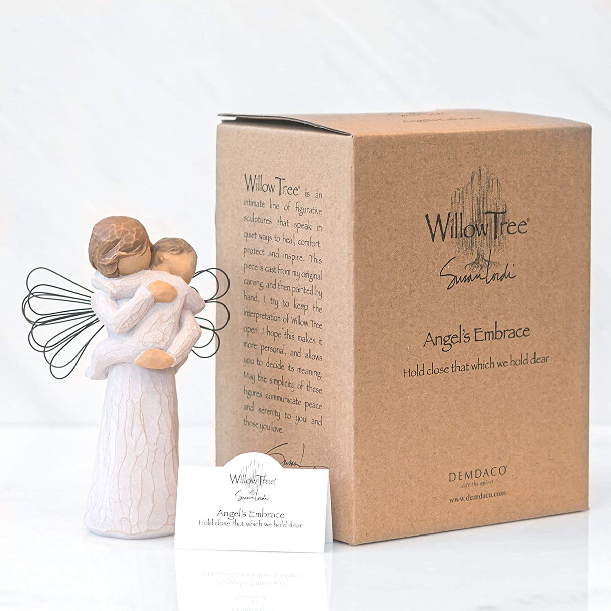 WILLOW TREE - Hugging Angel Design by Susan Lordi 14cm 26084