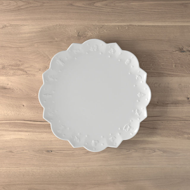 Piatto segnaposto Toy's Delight Villeroy & Boch in porcellana bianca 34cm