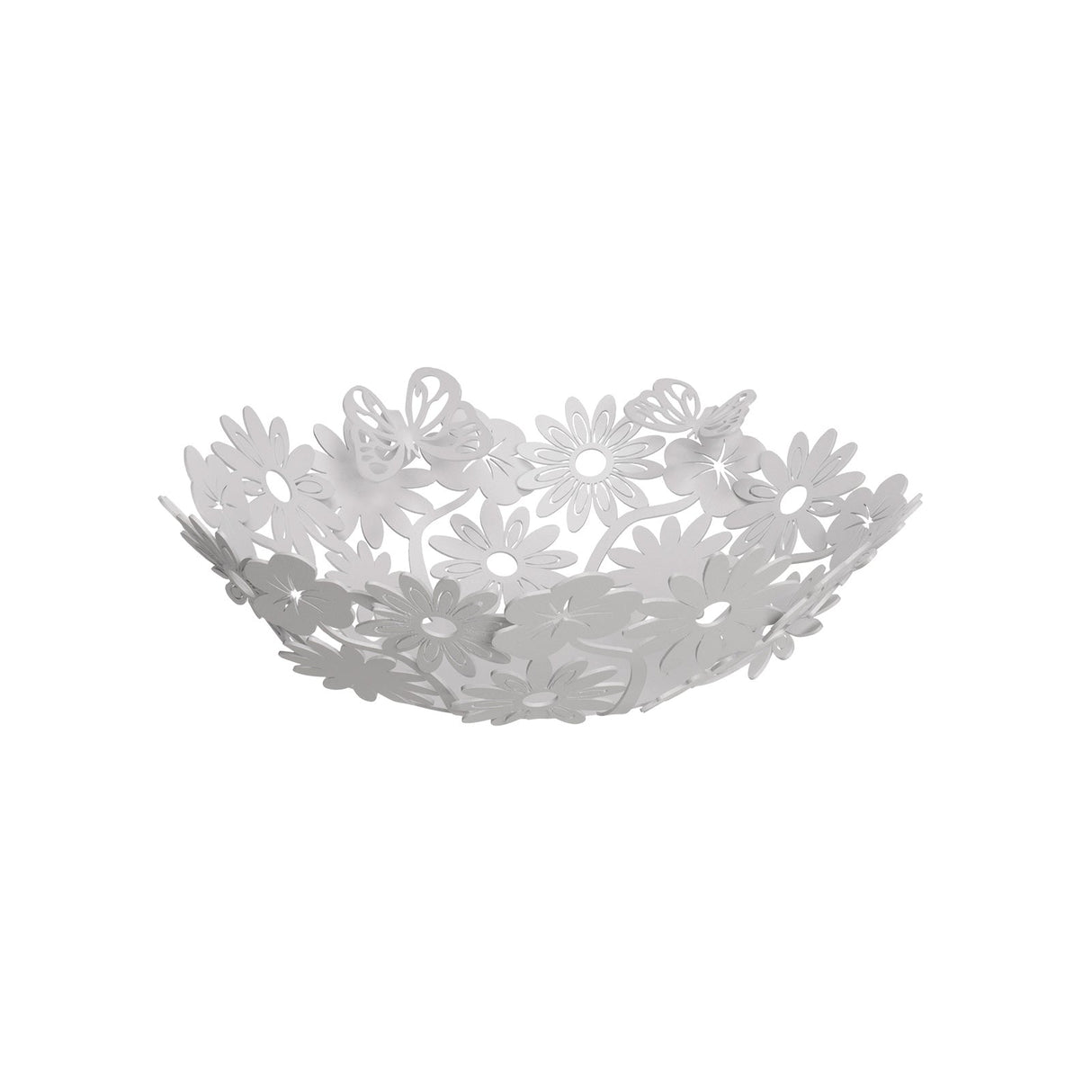 Centrotavola Margherite Arti & Mestieri in metallo bianco piccolo