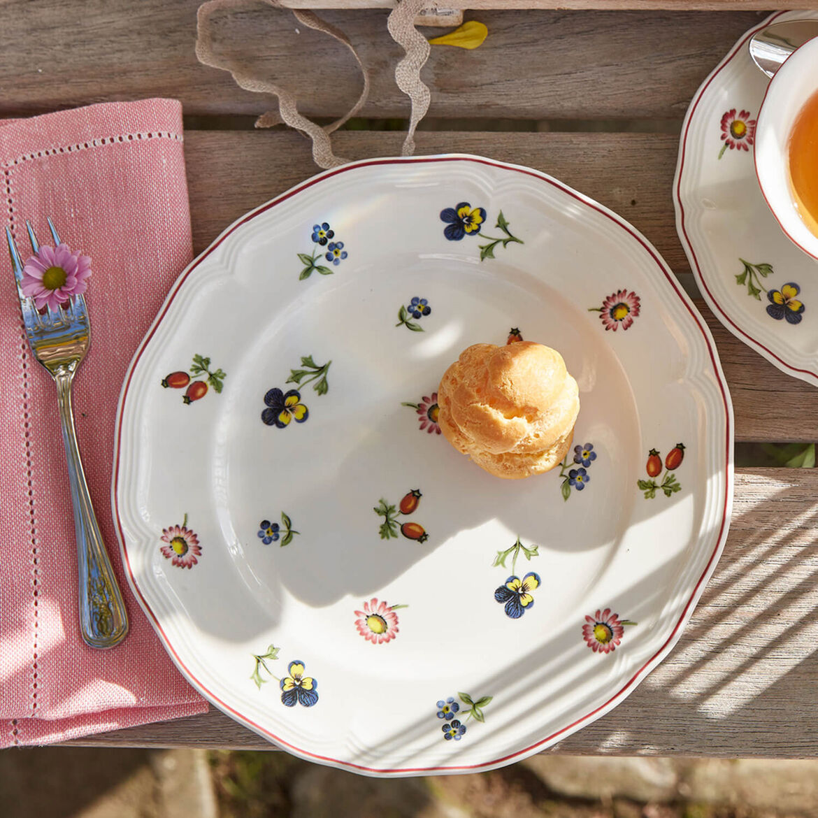VILLEROY &amp; BOCH - Petite Fleur Breakfast Fruit Plate 21cm Porcelain Table