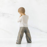 WILLOW TREE - Golden Heart Figurine Design by Susan Lordi 14cm 26142