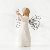 WILLOW TREE Figurina Statuina Angelo della Libertà Design di Susan Lordi 13cm Resina