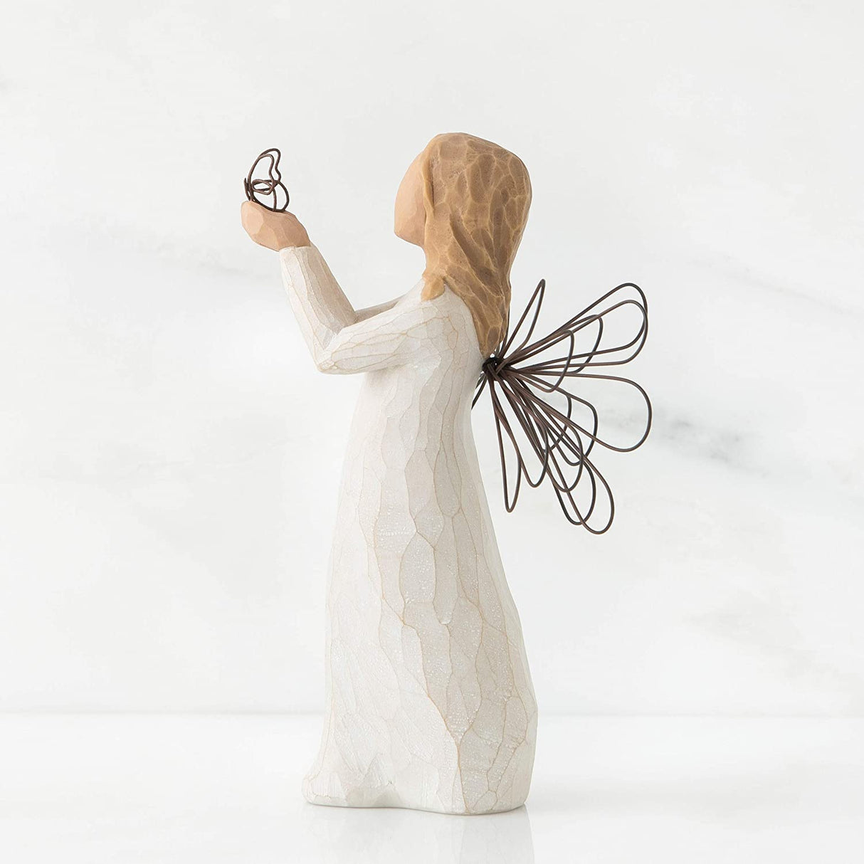 WILLOW TREE Figurina Statuina Angelo della Libertà Design di Susan Lordi 13cm Resina