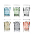 Set 6 reggibicchieri Guzzini in plastica riciclabile altezza 16,5 cm