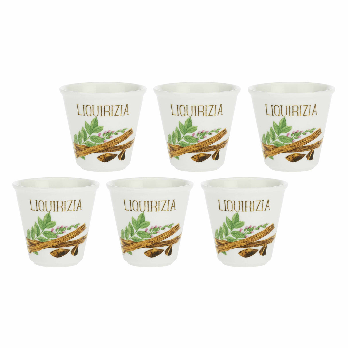 Bicchierino liquore La Porcellana Bianca in porcellana decorata 5,5 cm
