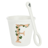 Tazzina caffè F La Porcellana Bianca in porcellana bianca 75 ml 6 cm