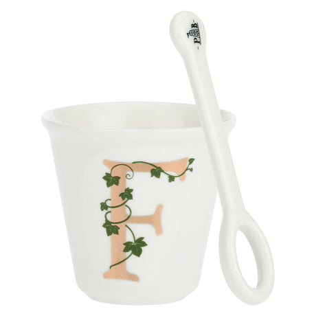 Tazzina caffè F La Porcellana Bianca in porcellana bianca 75 ml 6 cm