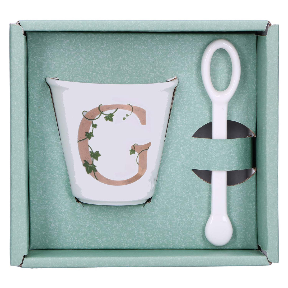 LA PORCELLANA BIANCA - Single "G" glass with 75cc spoon