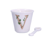 Bicchierino caffè La Porcellana Bianca in porcellana bianca 75ml h6cm