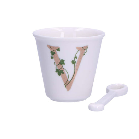 Bicchierino caffè La Porcellana Bianca in porcellana bianca 75ml h6cm