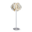 Lampada da terra Nightbloom Lladrò in porcellana bianca e oro 170x68 cm