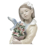 LLADRO' - Statua Figura Melodia Mattutina 22cm Serie Limitata 01008362