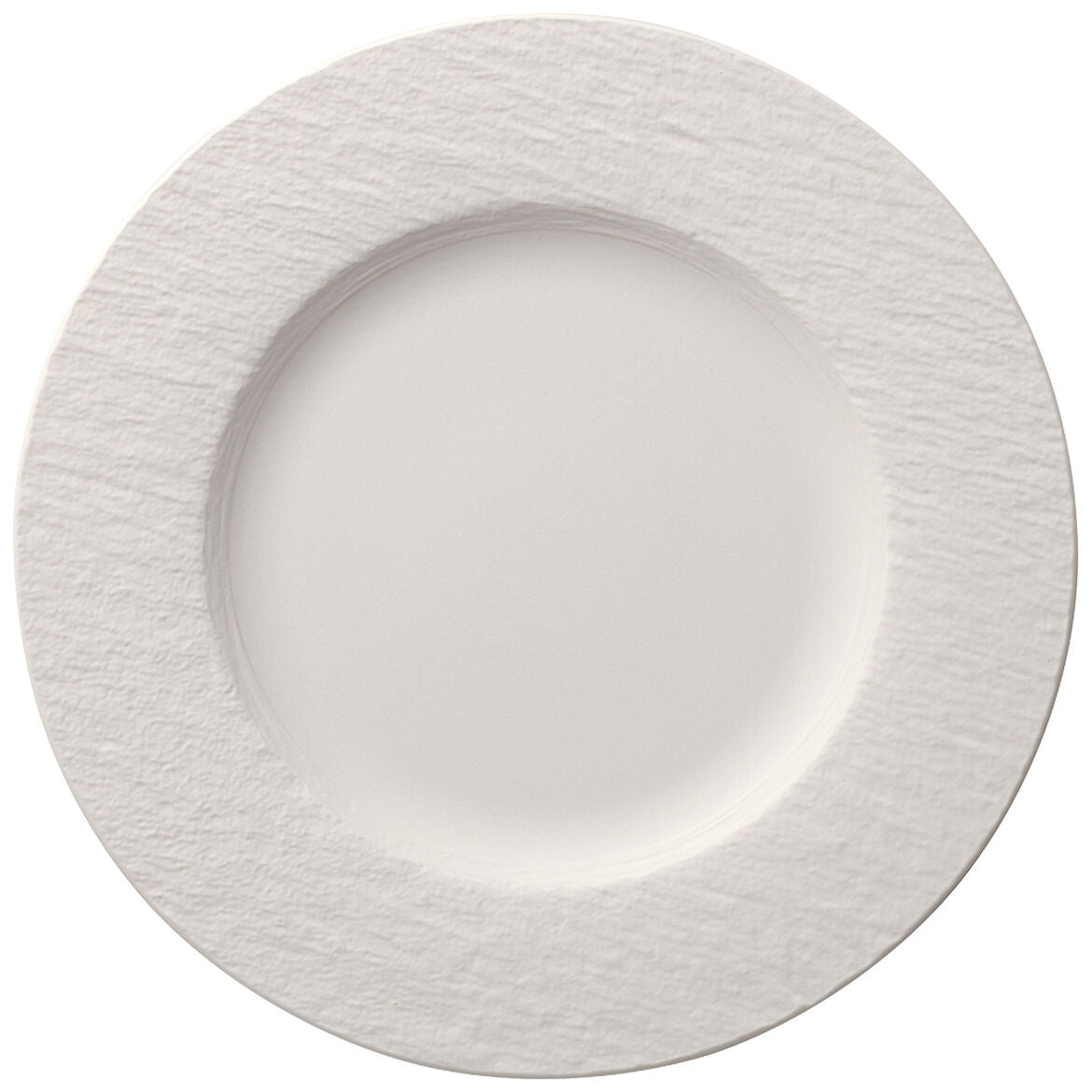 Piatto piano Manufacture Rock Villeroy & Boch porcellana opaca effetto ardesia