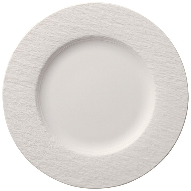 Piatto piano Manufacture Rock Villeroy & Boch porcellana opaca effetto ardesia
