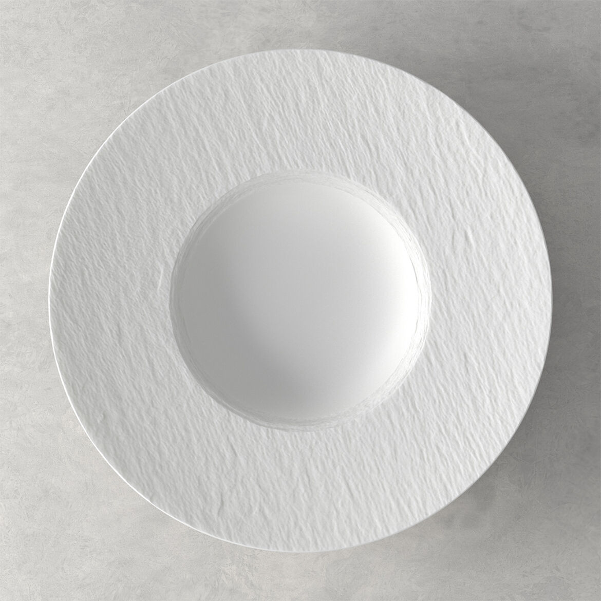 Piatto pasta Manufacture Rock Villeroy & Boch porcellana effetto ardesia 28 cm