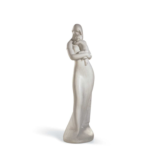 Statuina Mamma con Bimbo Lladrò in porcellana lucida 50x13x18 cm