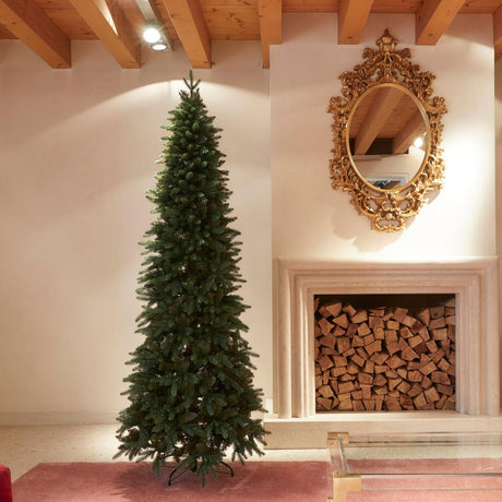 Albero di Natale Pino Slim EDG in polietilene realistico 240x90 cm