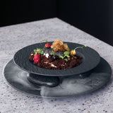 VILLEROY & BOCH Manufacture Rock Piatto Gourmet Pizza 32cm Porcellana Nero