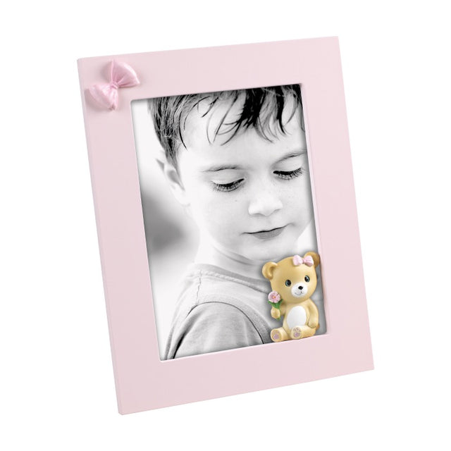 Portafoto Orsetta Mascagni Casa in MDF rosa formato 13x18 cm