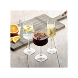 VILLEROY & BOCH Ovid Calici Set 12 Pezzi Rosso Bianco Flute Cristallo