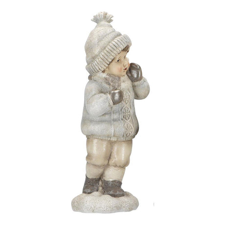 Statuina Bimbo in Piedi Timstor in poliresina decorazione Natale 33 cm