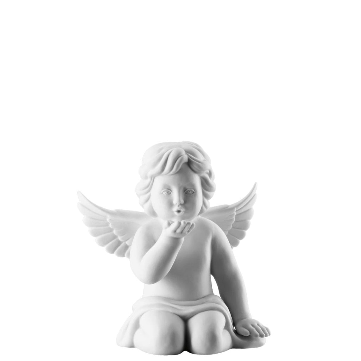 ROSENTHAL - Engel Gross Angel Kissing Hand 14cm 69056-000102-90084
