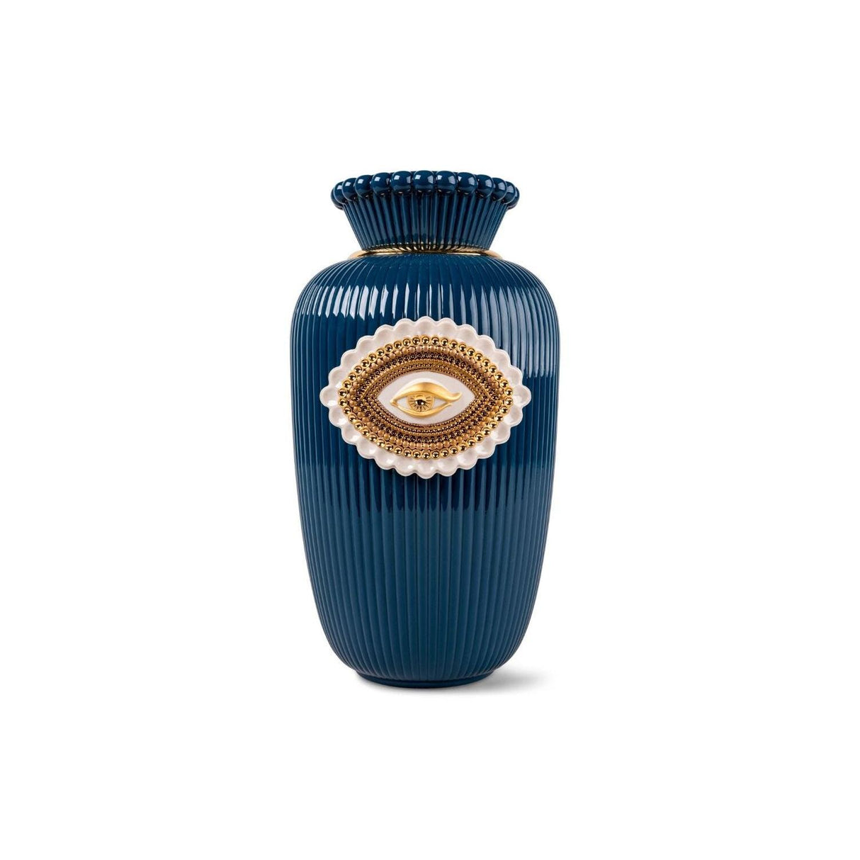 Vaso decorativo Lover's Eyes Lladrò in porcellana 39x21 cm