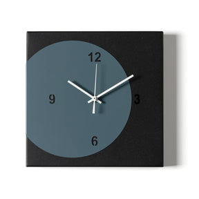 Orologio Ecleo Arti & Mestieri in ferro colore nero petrolio 28x28 cm