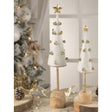 Albero di Natale Mascagni Casa in metallo con campanelle 44 cm