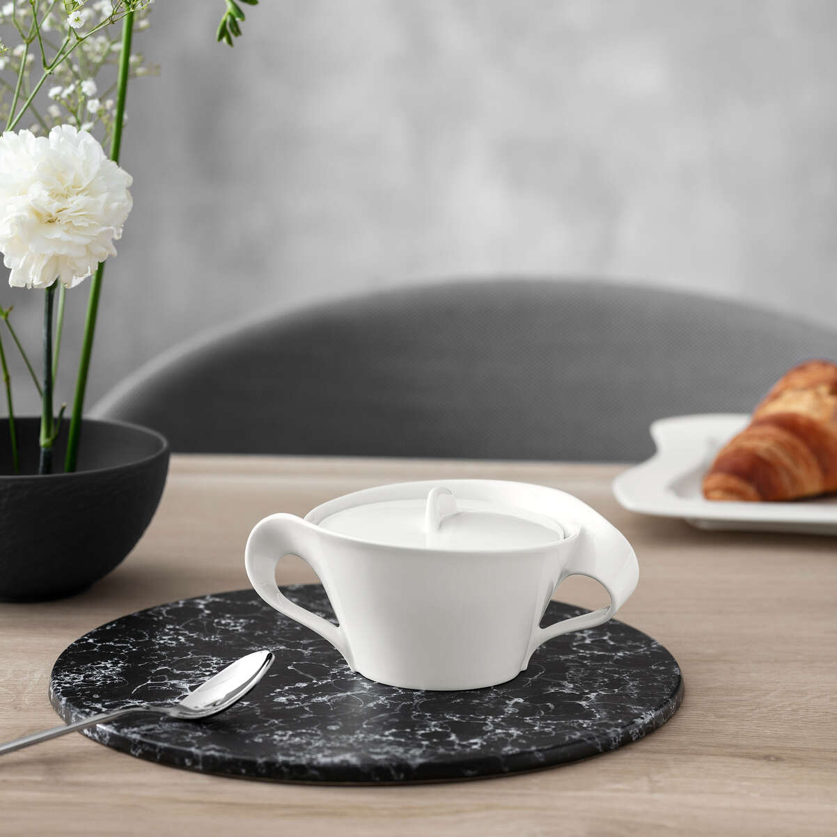VILLEROY & BOCH NewWave Zuccheriera 230ml Bianco Porcellana
