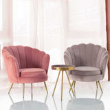 BIZZOTTO Giliola Armchair Light Gray Living Room Velvet 84cm 0743683