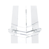 ABHIKA Obelisco Decorazione  in Cristallo 33cm