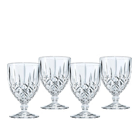Set 4 calici vino Noblesse Nachtmann in cristallo intagliato 14 cm