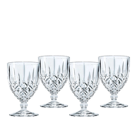 Set 4 calici vino Noblesse Nachtmann in cristallo intagliato 14 cm