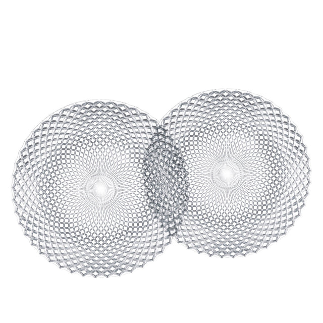 Sottopiatti Rumba Nachtmann in cristallo trasparente set 2 pezzi 32 cm