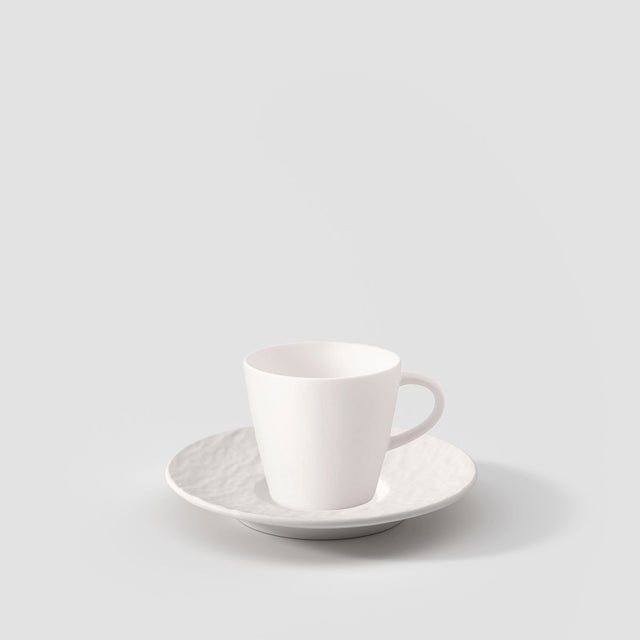 Tazza espresso Villeroy & Boch Manufacture Rock in porcellana bianca opaca