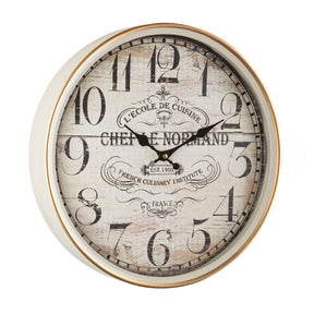 Orologio da parete Bistrot Bizzotto in metallo stile retrò 40 cm