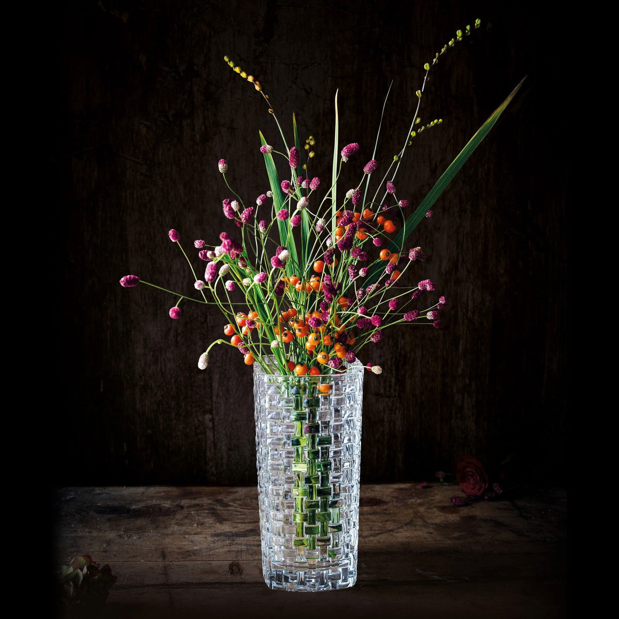 NACHTMANN - Bossa Nova Flower Vase 28cm Crystal 80729