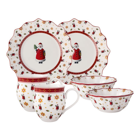 Set colazione Toy's Delight Villeroy & Boch in porcellana 6 pezzi decorato